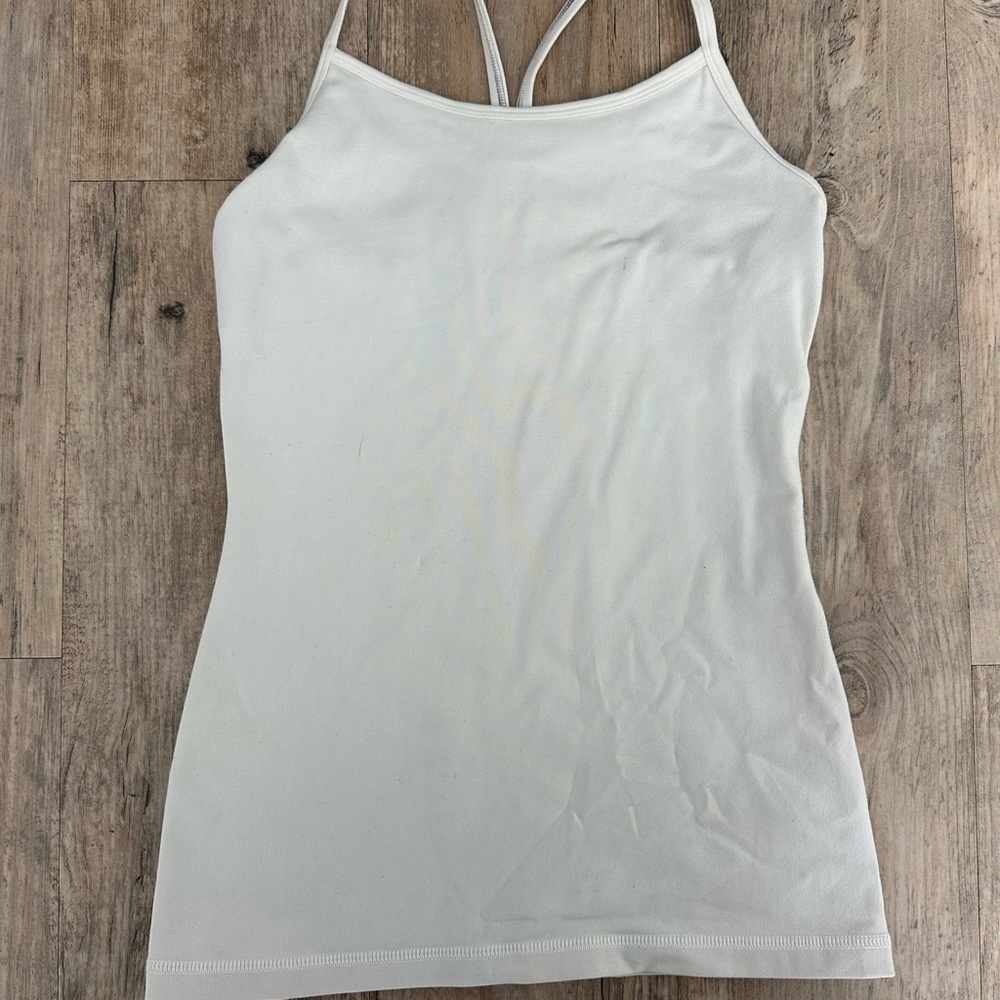 Ivivva athletic White Tank Top- size girls 12